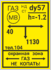 Знак подземного газопровода